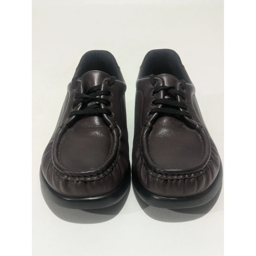 SAS Women's Take Time Lace Up‎ Loafer, Black, 6.5